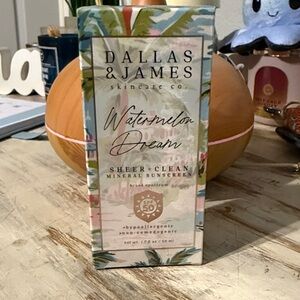 Dallas & James the Watermelon Dream Sheer + Clean Mineral Sunscreen SPF 50+